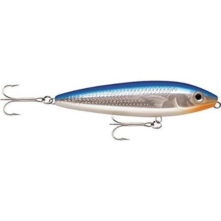 Rapala Skitter Walk Topwater Lure, 3 18, 716 Oz Blue Mullet, Floating SW08BMU